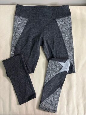 FP Movement by Free People Star Panel High-Waist Leggings Small Gray Colorblock